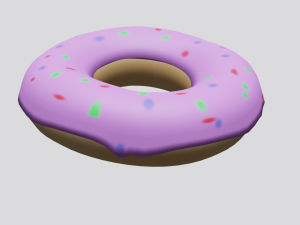 donuts 3Dモデル