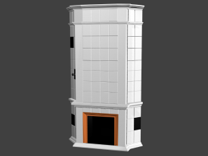 old furnace - fireplace 3D Model