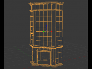 old furnace - fireplace 3D Модель