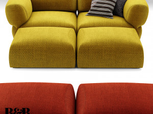 butterfly bt007 sofa bb italia Modelo 3D