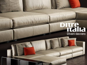 sofa ditre italia urban 3D Модель