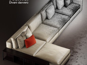 sofa ditre italia urban 3D Model