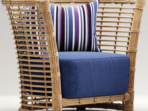 varaschin tonkino sofa and armchair Modèle 3D