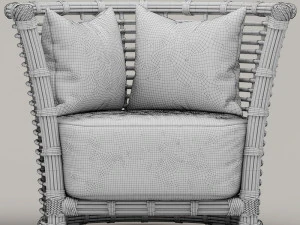 varaschin tonkino sofa and armchair 3D Model