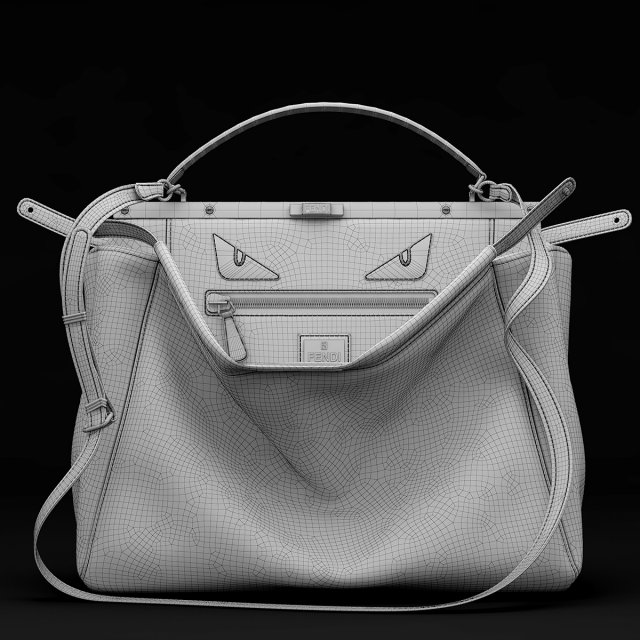 Grey fendi bag discount