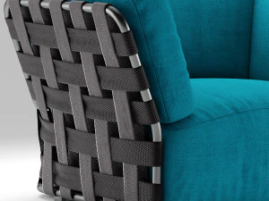 varaschin obi sofa and armchair 3D Model