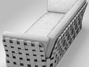 varaschin obi sofa and armchair 3D Model