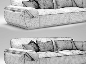 dandy sofa mod limousine Model 3D