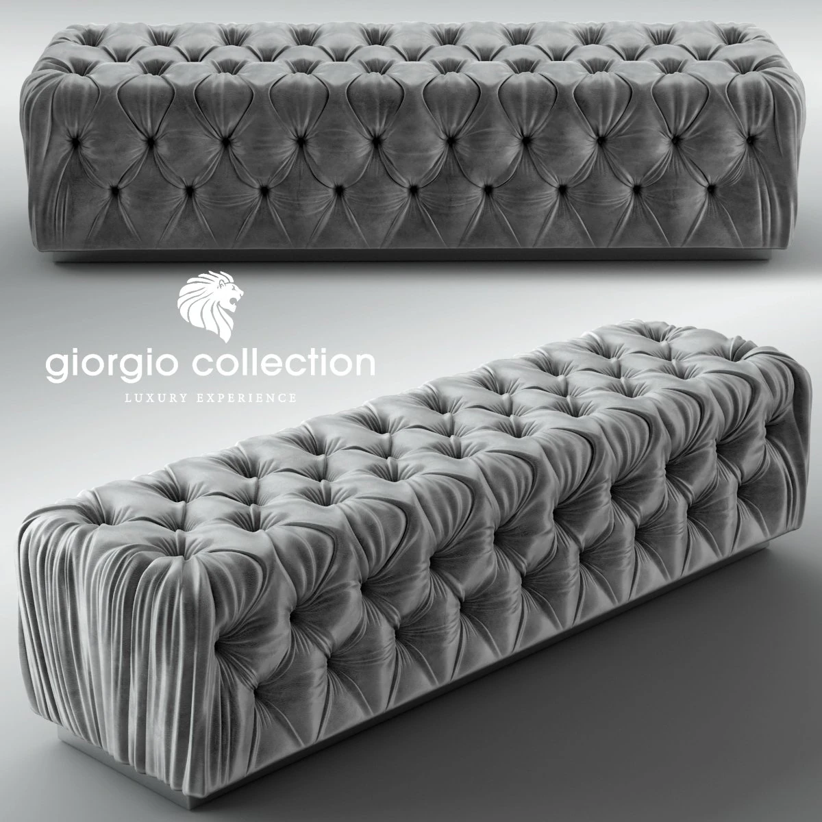 bench giorgio collection sunrise 3D Model .c4d .max .obj .3ds .fbx .stl .blend 