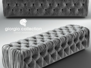 bench giorgio collection sunrise 3D Model