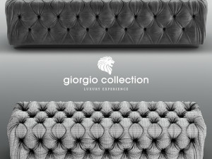 bench giorgio collection sunrise 3Dモデル