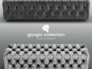 bench giorgio collection sunrise 3D Model