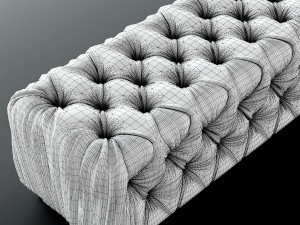 bench giorgio collection sunrise 3Dモデル