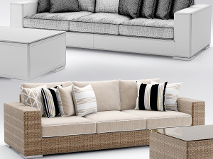 riviera outdoor collection 3Dモデル