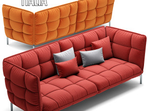 husk sofa bb italia 261 3D Model
