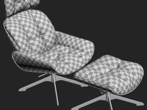 armchair roche bobois quiet life Model 3D