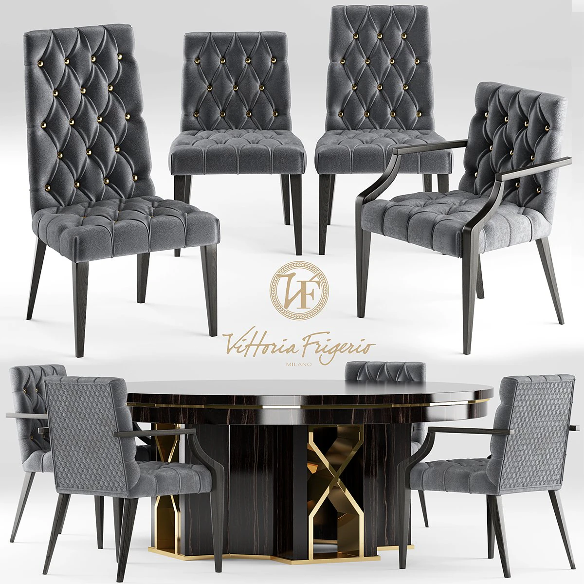 damas vittoria frigerio grimaldi doria 3D Model .c4d .max .obj .3ds .fbx .stl .blend