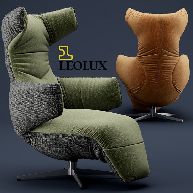 armchair leolux saphira Modèle 3D .c4d .max .obj .3ds .fbx .stl .blend 