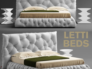 impunto bed pianca 3D Model