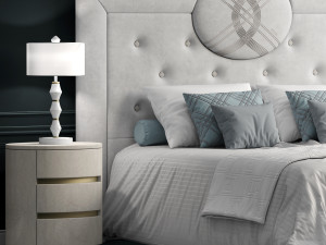 fendi cameo maxi bed 3D 모델
