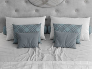 fendi cameo maxi bed 3D 모델