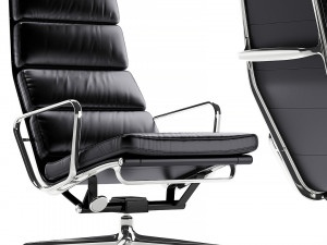 vitra soft pad chair 3D Модель