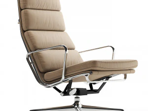 vitra soft pad chair 3D Model
