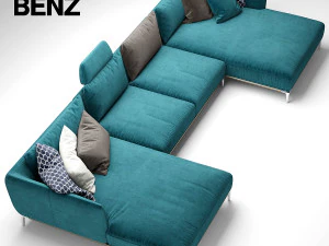 sofa rolf benz scala 3D Model