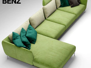 sofa rolf benz scala 3D Model