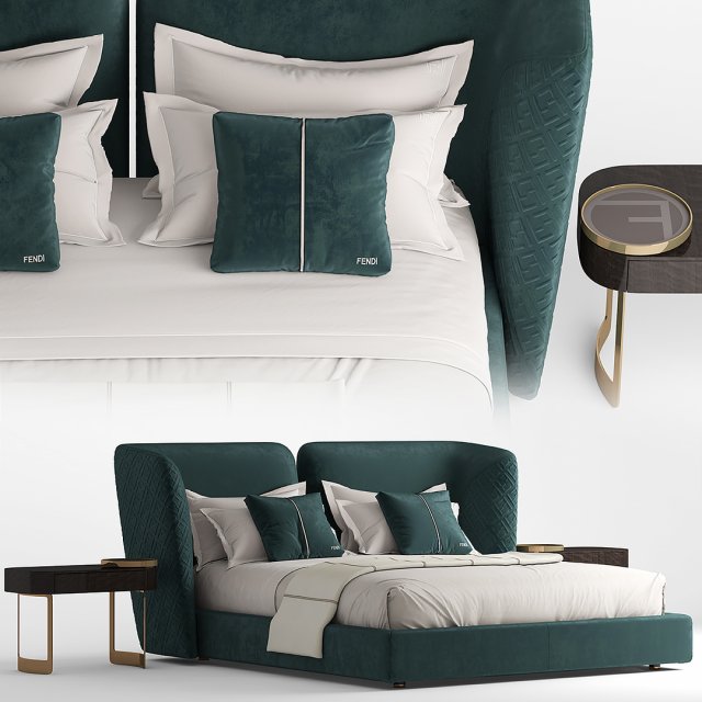 fendi ceasar 3D Model .c4d .max .obj .3ds .fbx .stl .blend 