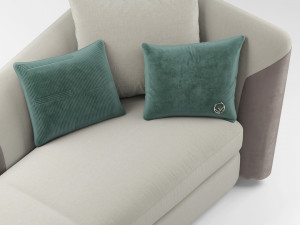fendi casa ceasar sofa Model 3D