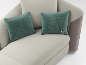 fendi casa ceasar sofa 3D Model