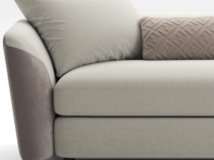 fendi casa ceasar sofa Model 3D