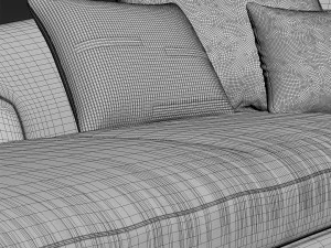fendi casa ceasar sofa 3D Model