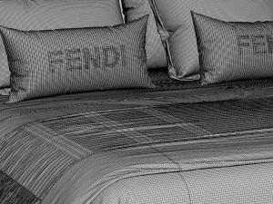 fendi icon bed 3D Model