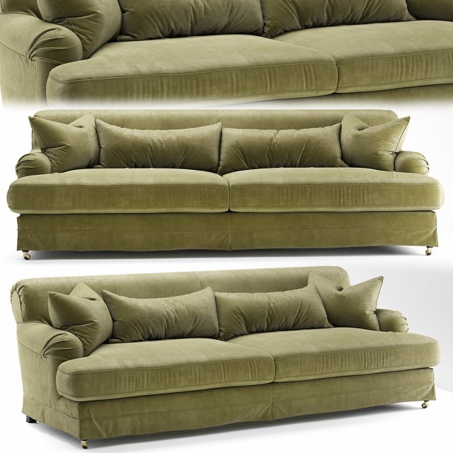 modalto norfolk sofa 3D Модель .c4d .max .obj .3ds .fbx .stl .blend 