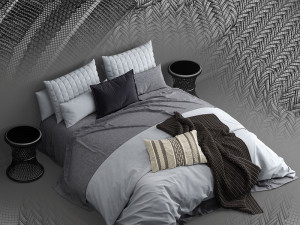 photorealistic bedding adairs australia 3D Model