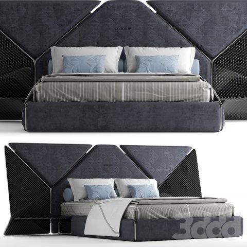 bed of my design 3D मॉडल .c4d .max .obj .3ds .fbx .stl .blend 