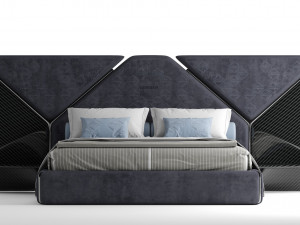 bed of my design 3D मॉडल