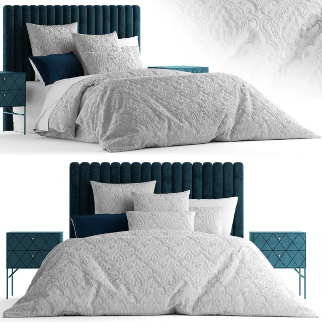 photorealistic bedding adairs australia 3D 모델 .c4d .max .obj .3ds .fbx .stl .blend 