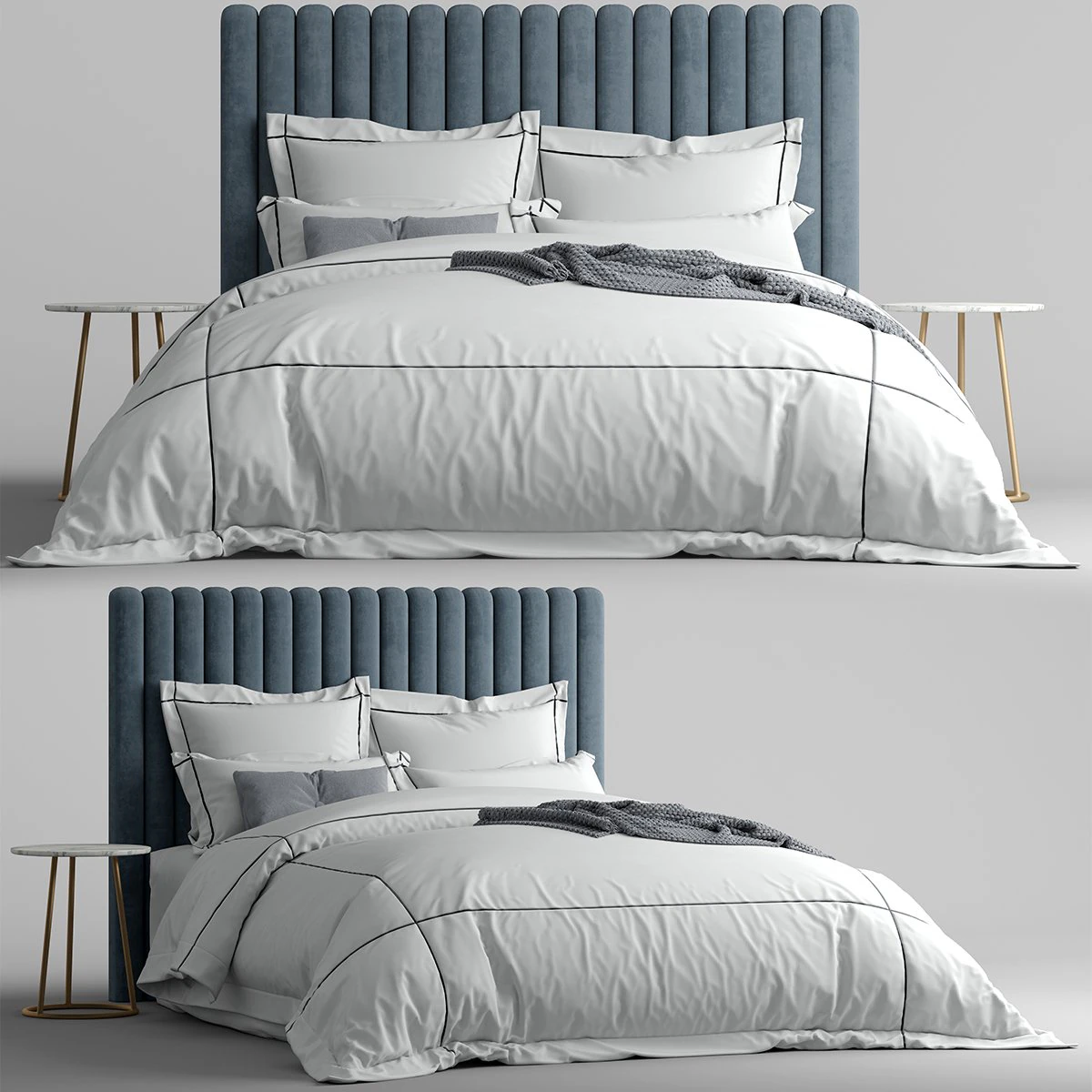 photorealistic bedding adairs australia 3D Model .c4d .max .obj .3ds .fbx .stl .blend