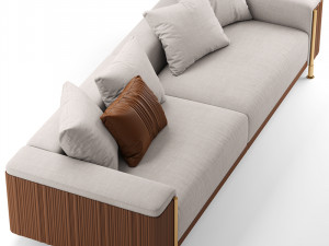 trussardi casa deven sofa Modello 3D