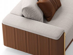 trussardi casa deven sofa Modello 3D