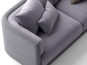 fendi casa conrad sofa 3D मॉडल