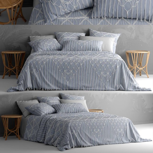 photorealistic bedding adairs australia Modello 3D .c4d .max .obj .3ds .fbx .stl .blend 