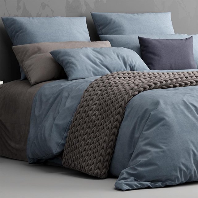 photorealistic bedding adairs australia Model 3D .c4d .max .obj .3ds .fbx .stl .blend 