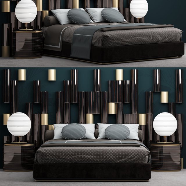 bed my design Model 3D .c4d .max .obj .3ds .fbx .stl .blend 