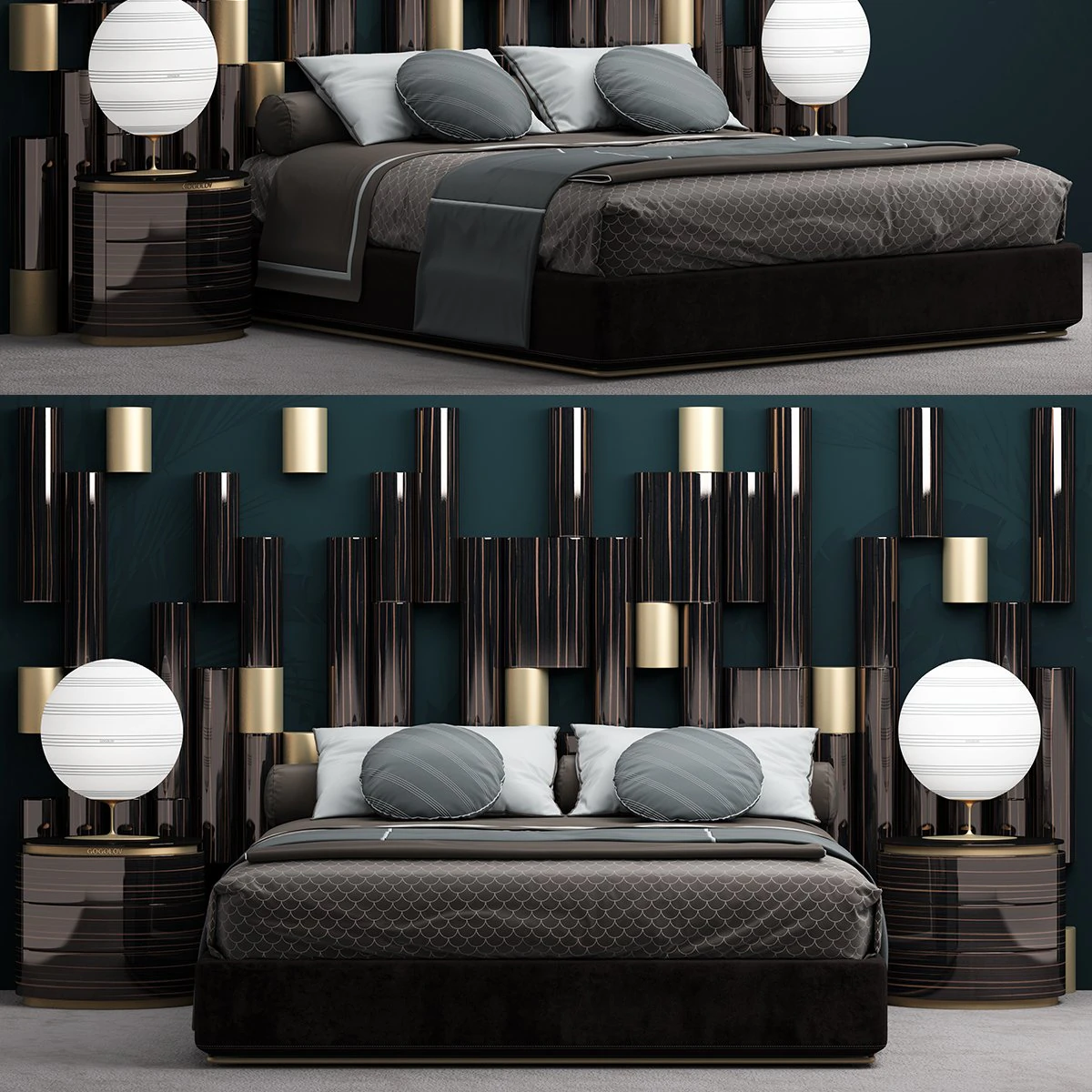 bed my design 3D Model .c4d .max .obj .3ds .fbx .stl .blend 
