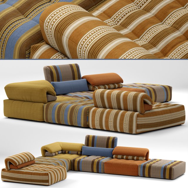 roche bobois voyage immobile Modèle 3D .c4d .max .obj .3ds .fbx .stl .blend 