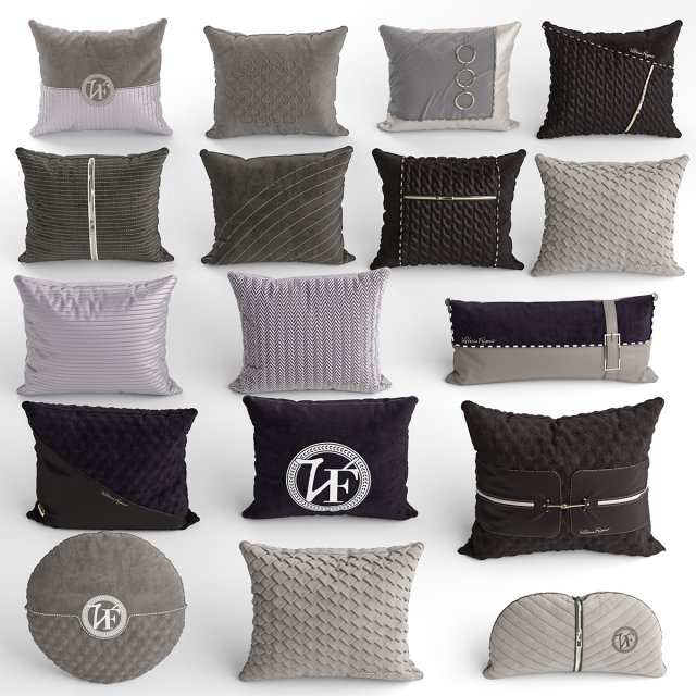 pillow vittoria frigerio Modello 3D .c4d .max .obj .3ds .fbx .stl .blend 